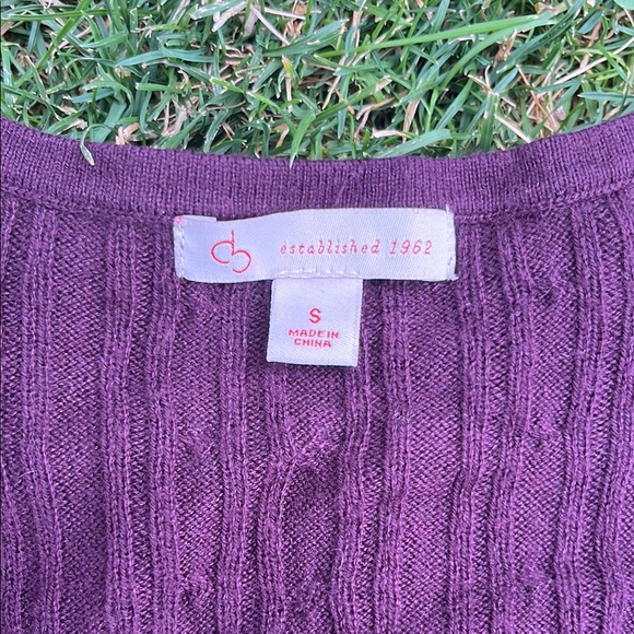 dressbarn Purple Knit Dress - Picture 2 of 5
